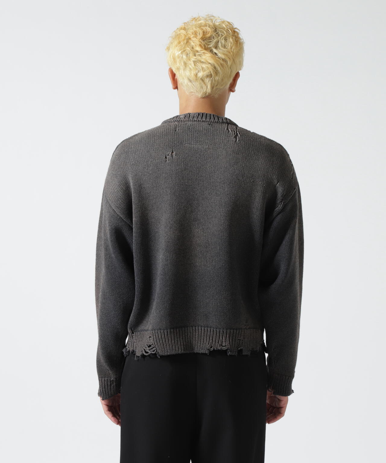Maison MIHARAYASUHIRO/メゾン ミハラヤスヒロ/WHALE JACQUARD KNIT