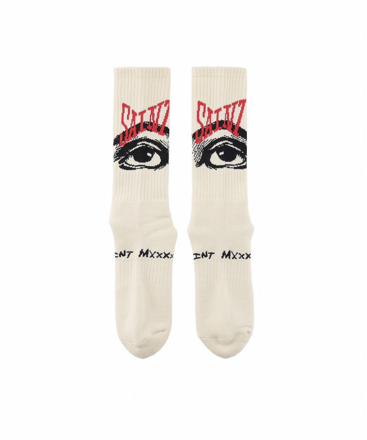 SAINT MICHAEL/セント マイケル/SOCKS/EYE/ECRU | ROYAL FLASH
