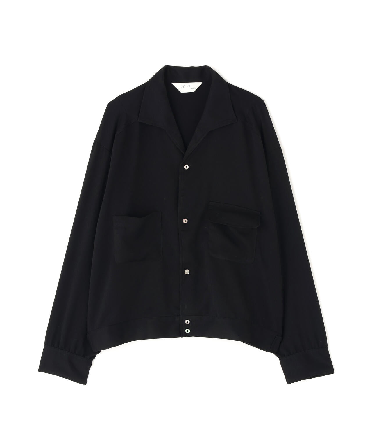 ANCELLM/アンセルム/VEGAN SUEDE OPEN COLLAR SHIRT/ANC-SH93 | GARDEN