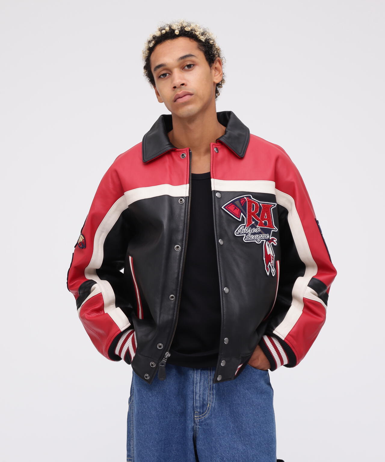 VARSITY JACKET RED AXES / バーシティジャケット レッドアクシズ