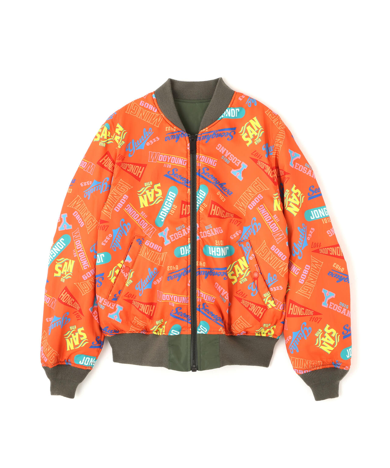 AVIREX × ATEEZ / REVERSIBLE MA-1 | AVIREX（アヴィレックス