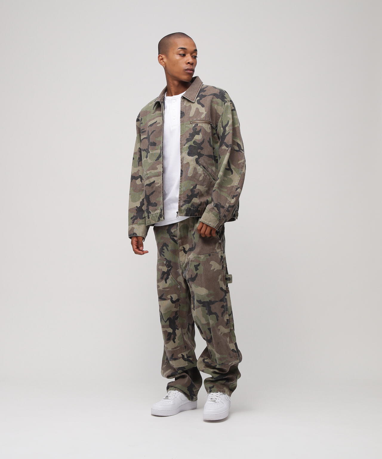 CAMO DOUBLE KNEE DUCK PAINTER PANTS | AVIREX（アヴィレックス