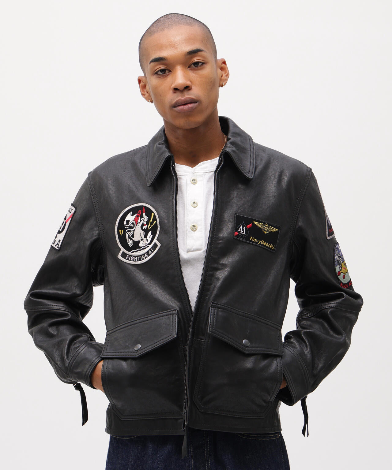 ANJ4 JACKET BLACK ACES | AVIREX（アヴィレックス） ｜【公式】通販