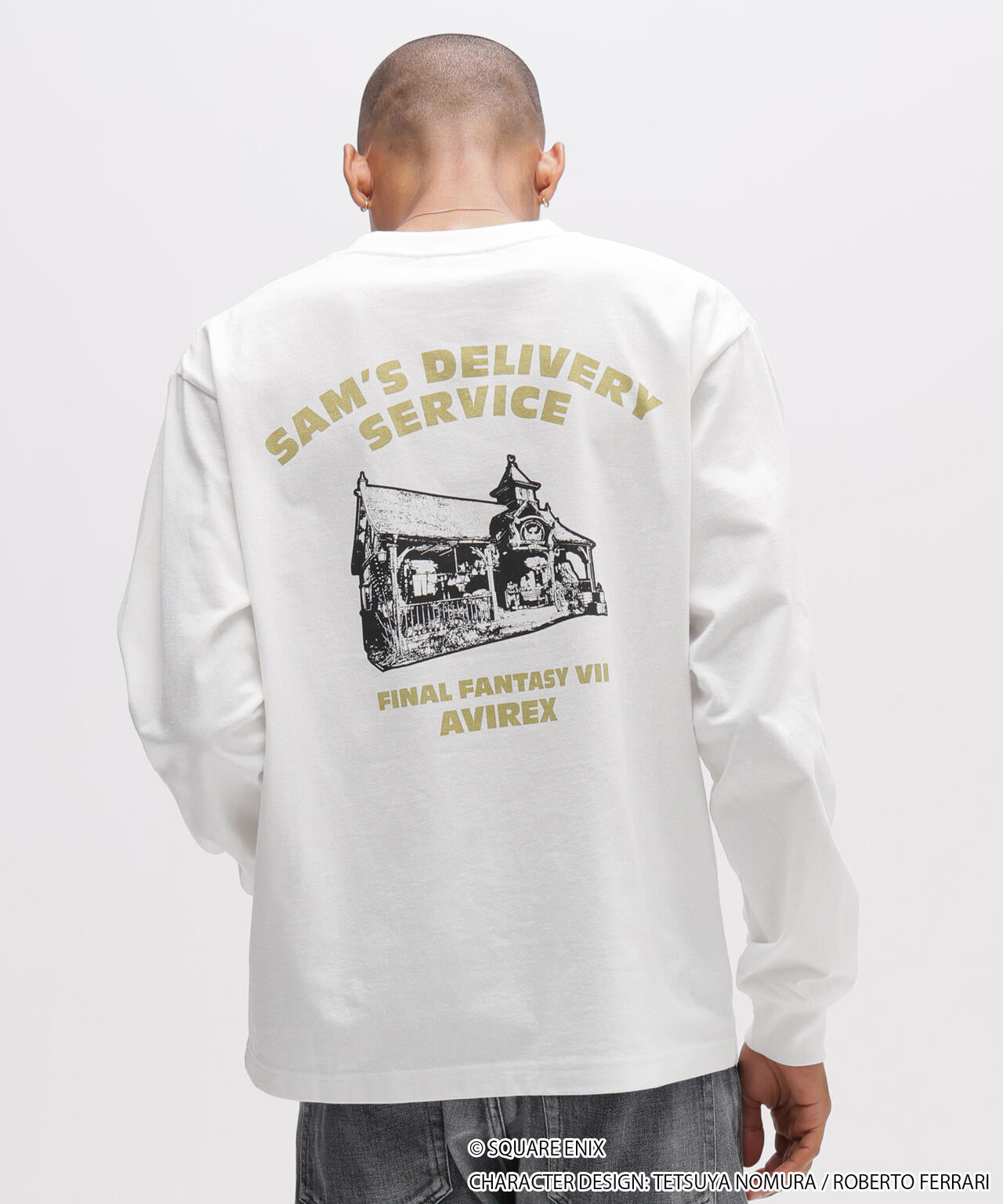 AVIREX × FINAL FANTASY VII REMAKE》L/S T-SHIRT ”SAM'S