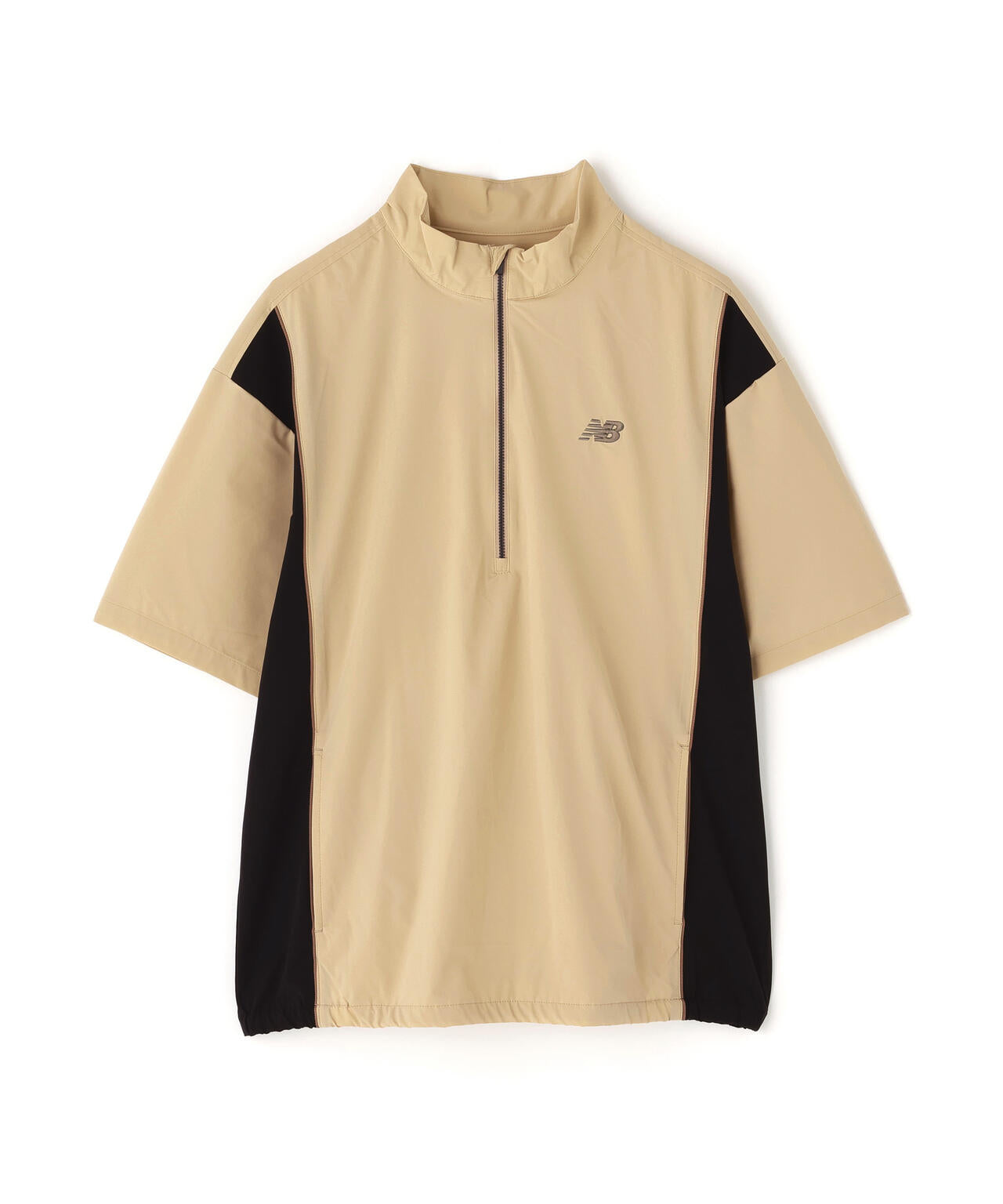 ストレッチ 撥水 ハーフスリーブ スタンドジップ ブルゾン (MENS