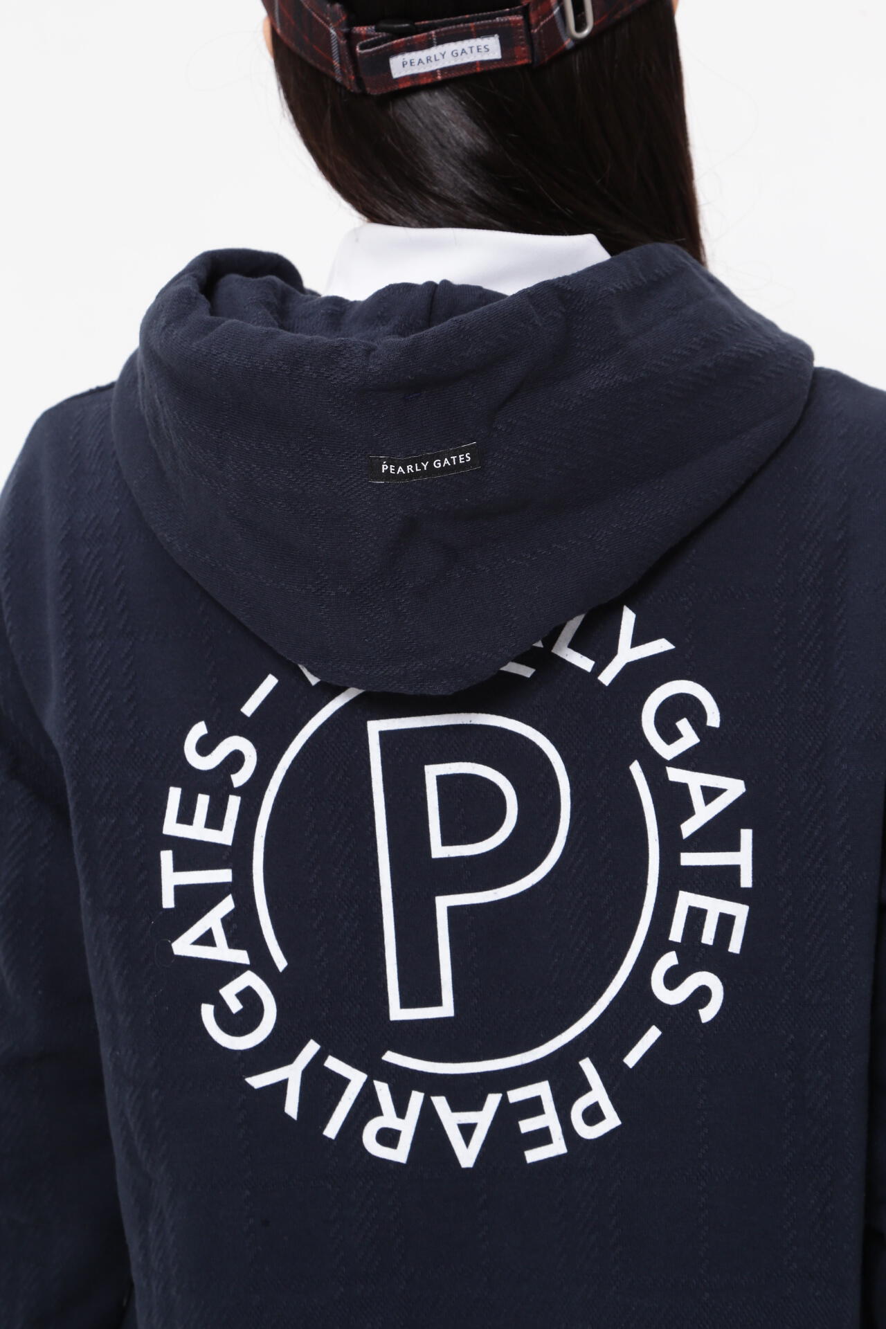 コットン裏毛ジャガード フーディワンピース | PEARLY GATES（パーリー