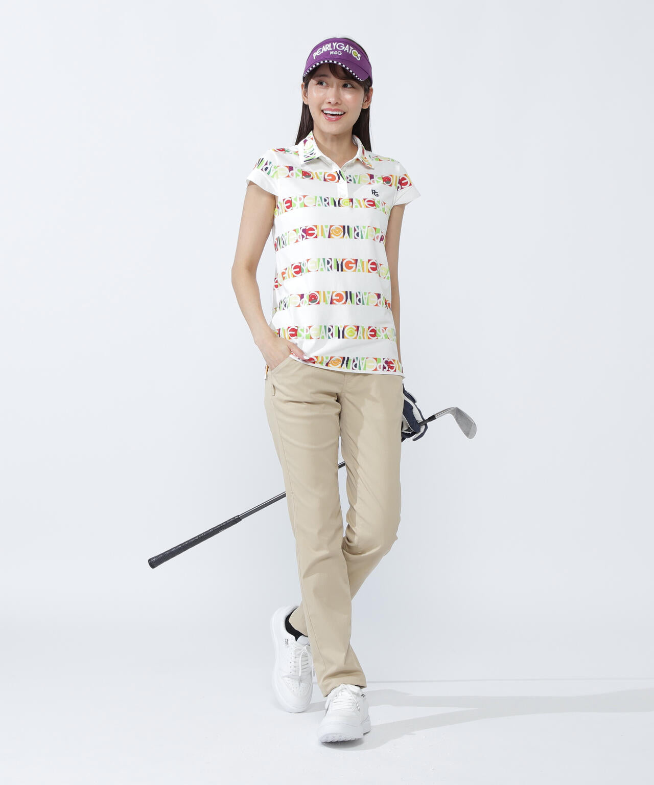 ビオニコシールボーダー半袖ポロシャツ | PEARLY GATES（パーリー