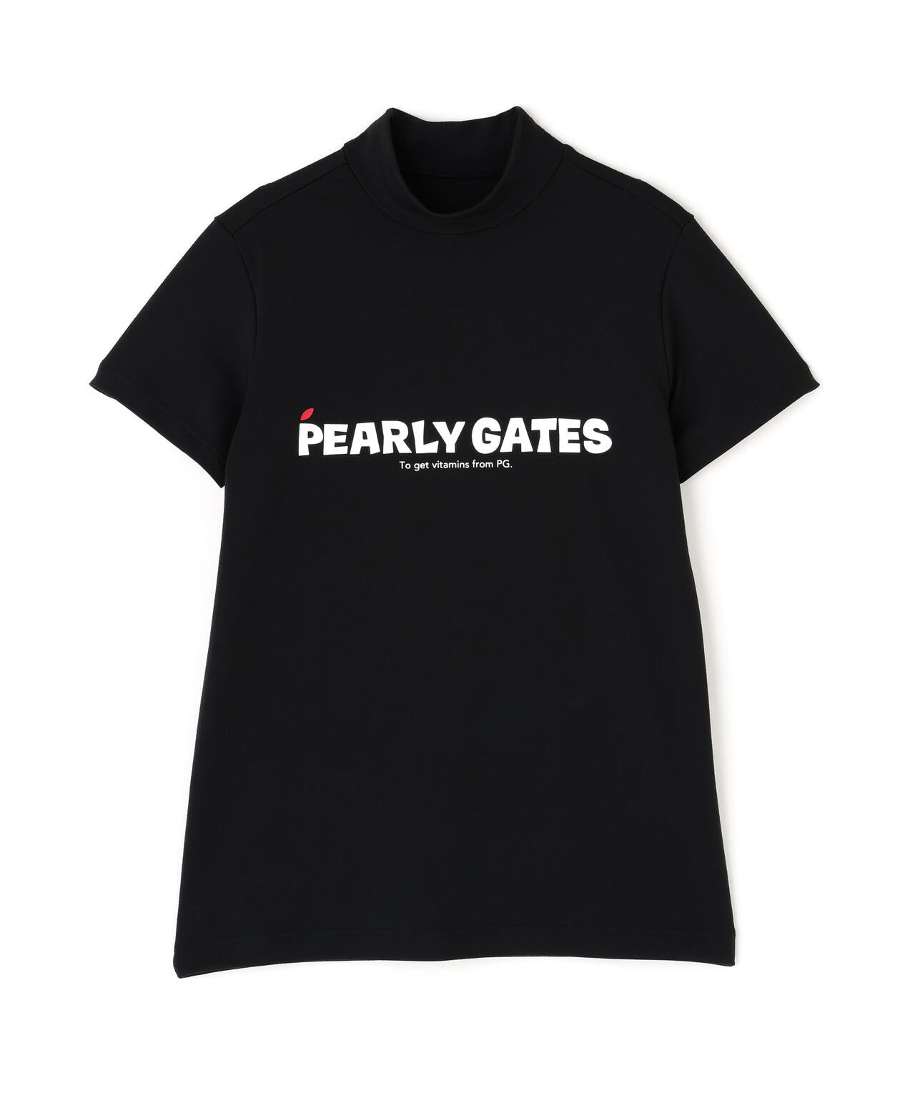 ベア疑似メッシュ半袖モックネックカットソー | PEARLY GATES
