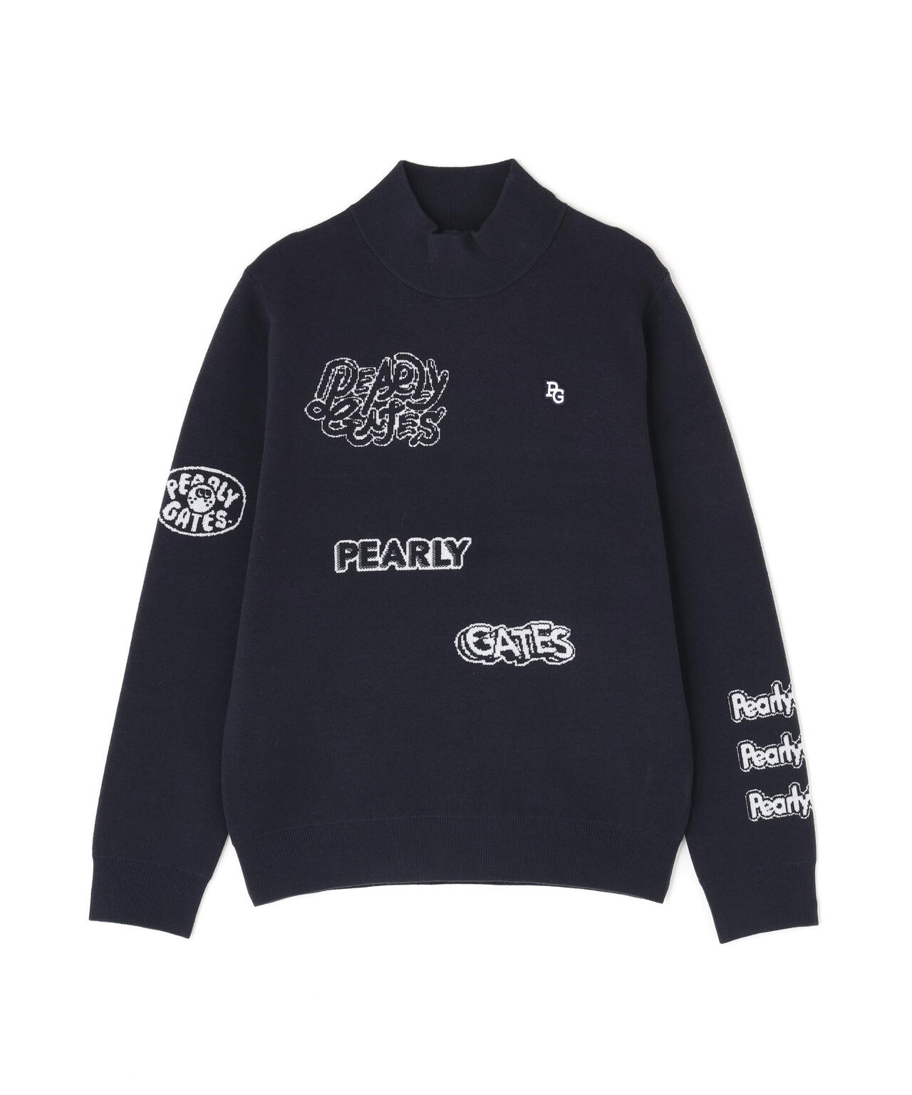 PEARLY GATES パーリーゲイツ フリース ロゴ ハイネック ジャケット