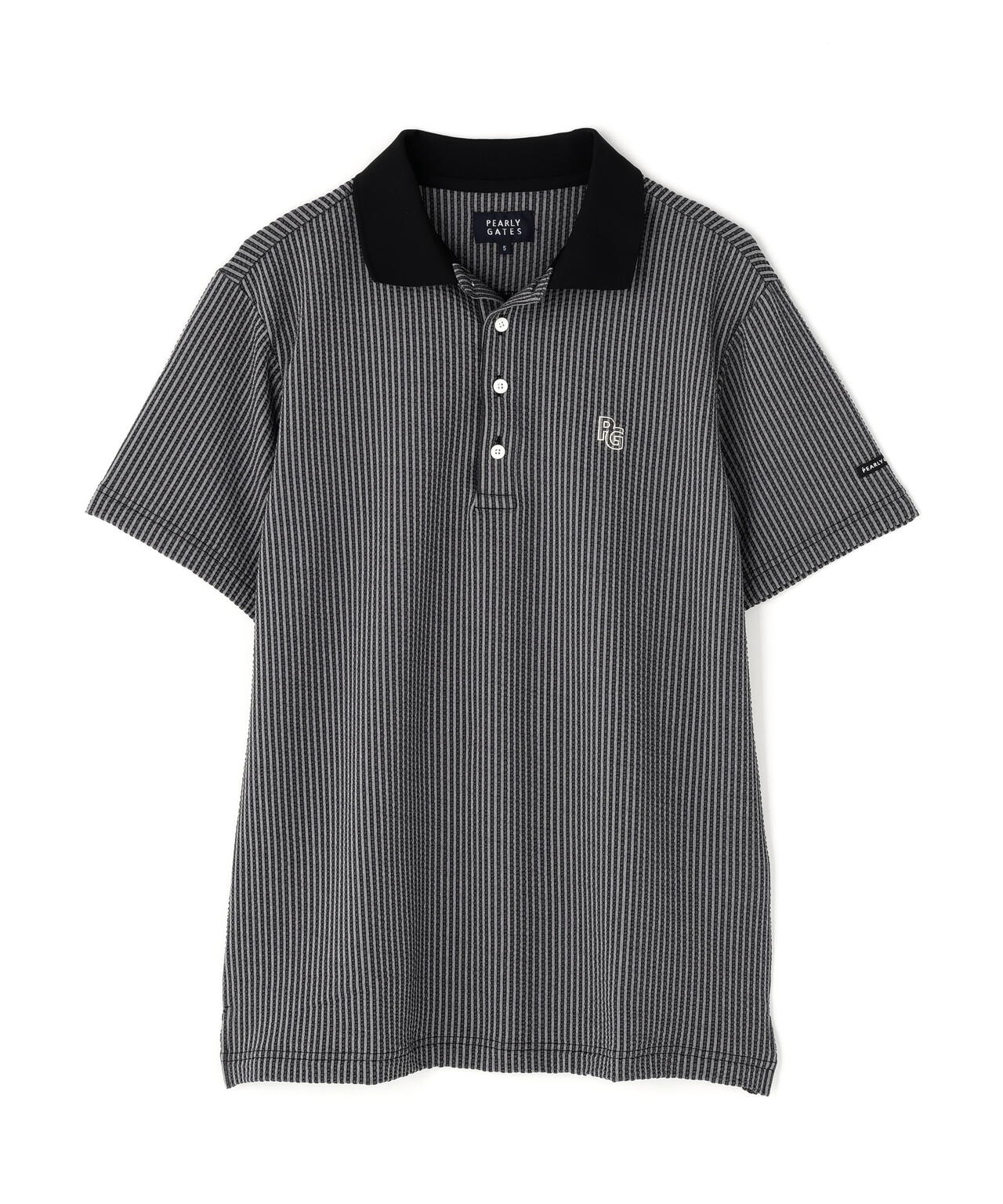 サッカーストライプ半袖ポロシャツ | PEARLY GATES（パーリーゲイツ