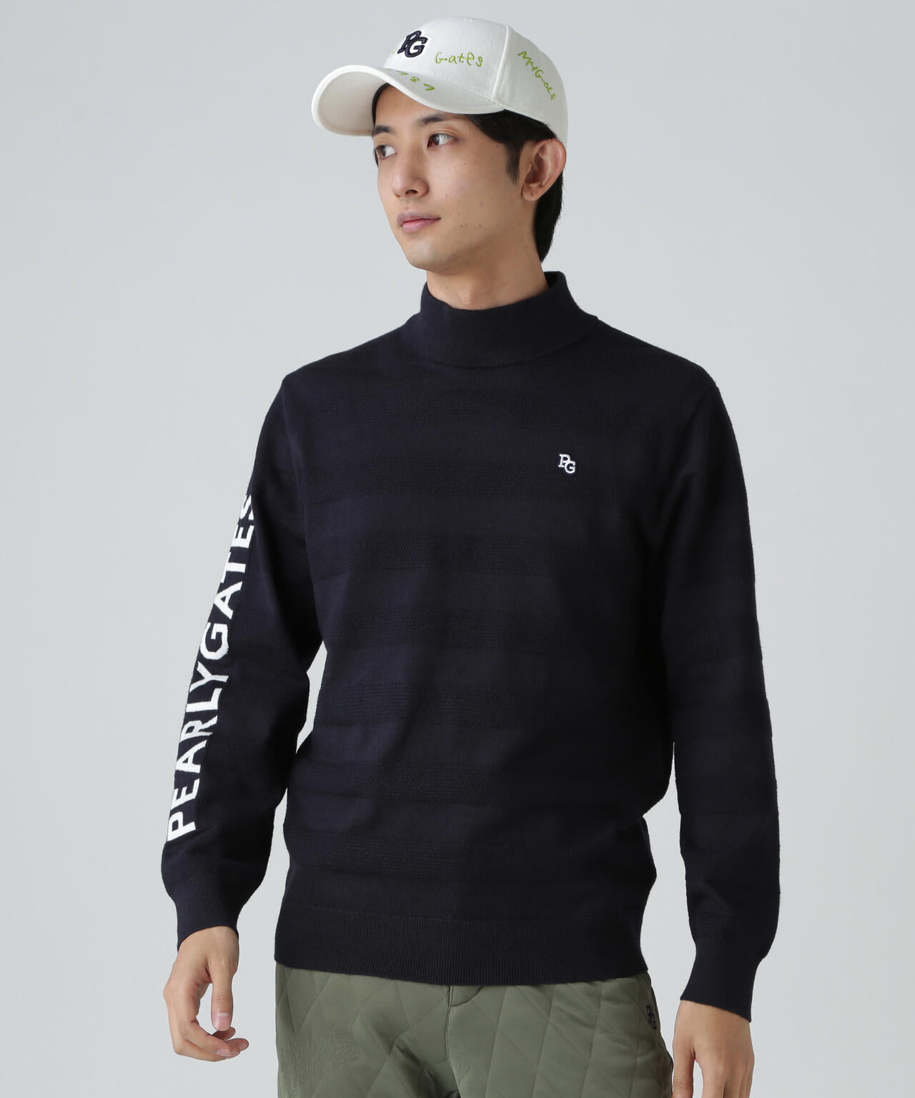 天竺×ストレッチ裏地＆地柄 ツインニット | PEARLY GATES（パーリー