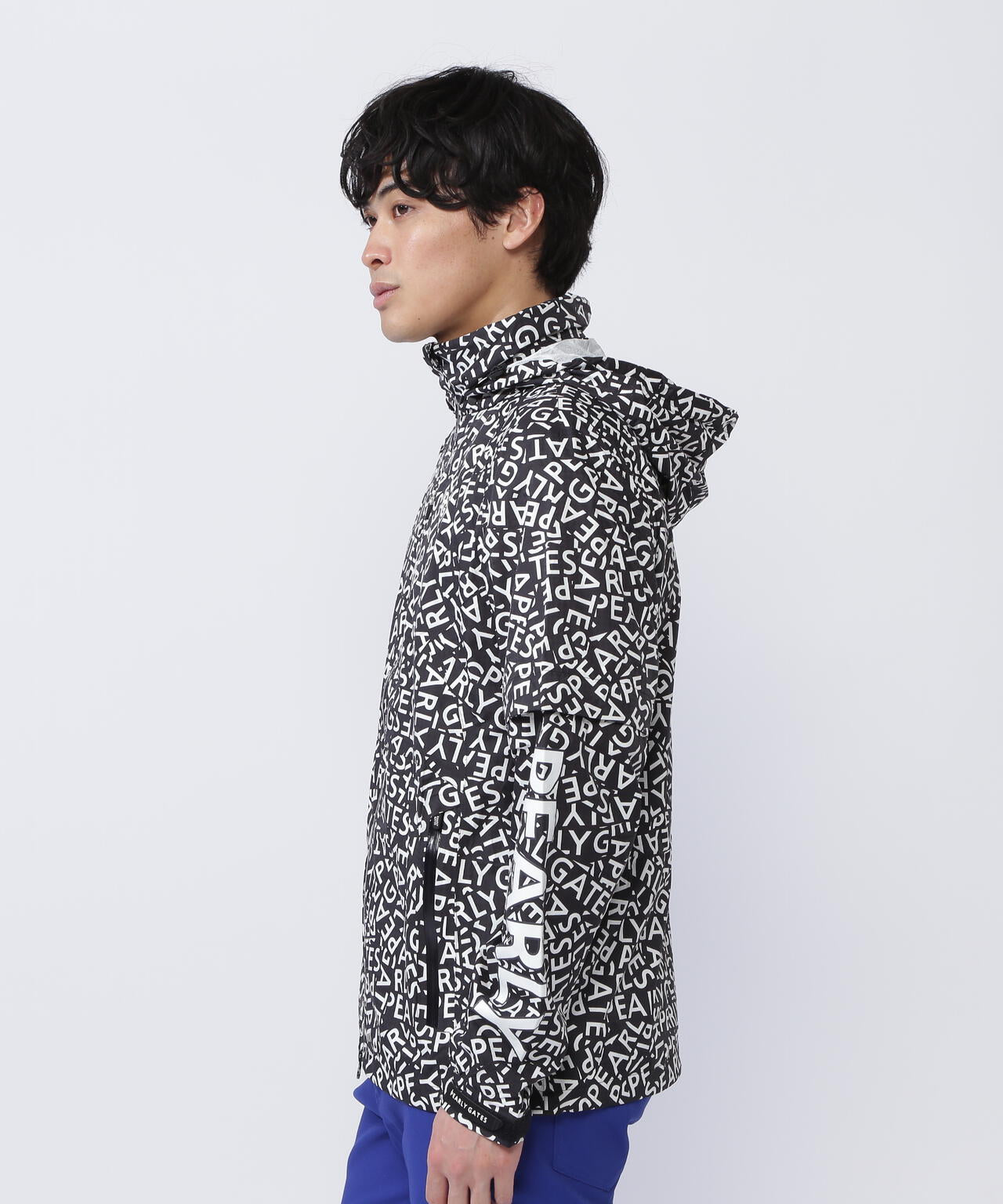 CRAFTEVOフルジップアップレインジャケット ＜ロゴ/千鳥柄＞ (MENS