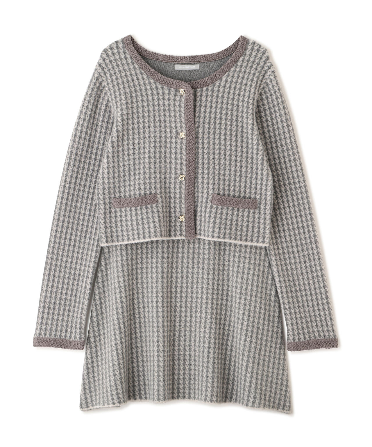 千鳥ジャガードニットセットアップ | JILL by JILL STUART（ジル バイ