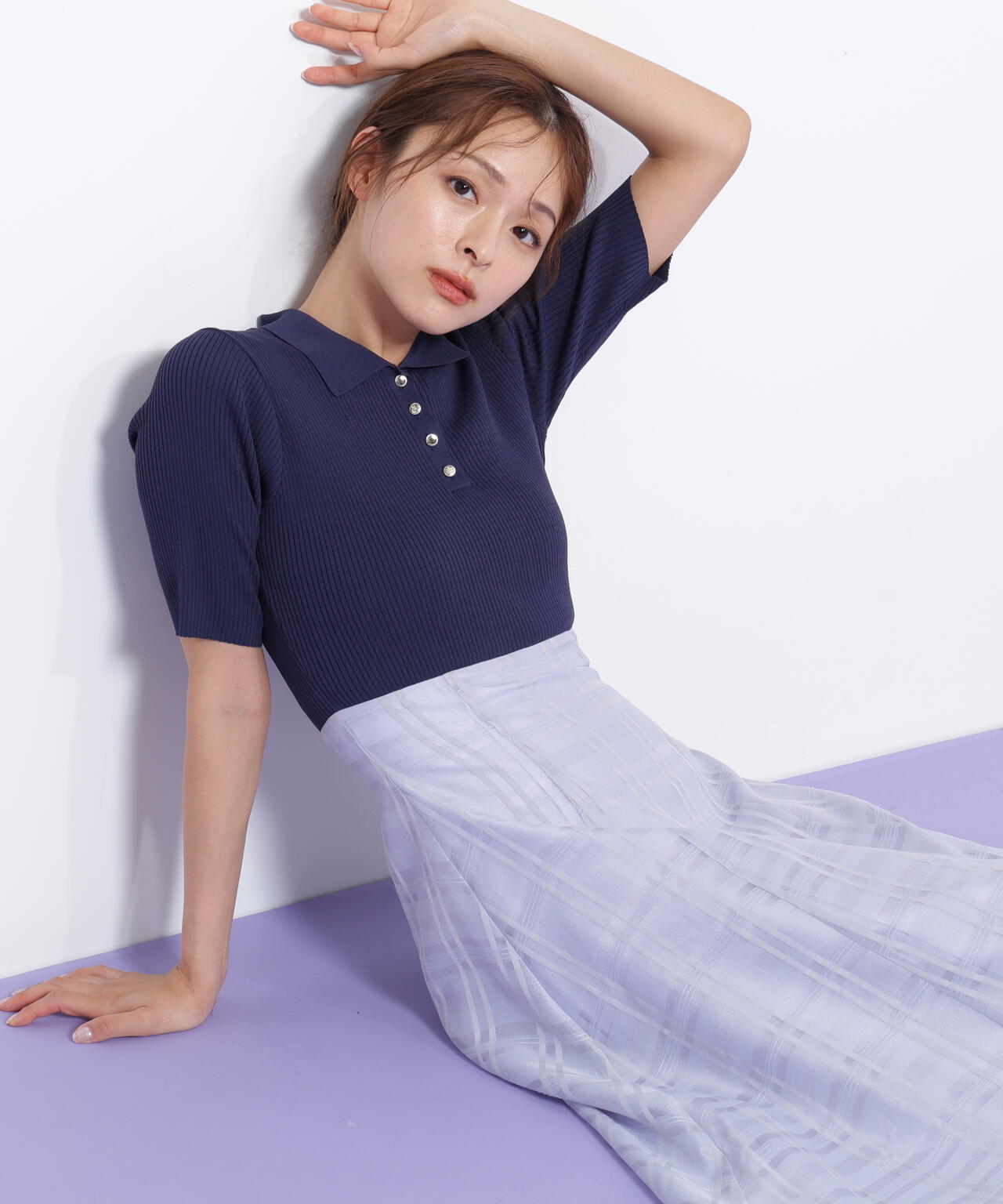 ポロ衿ドッキングワンピース | JILL by JILL STUART（ジル バイ ジル