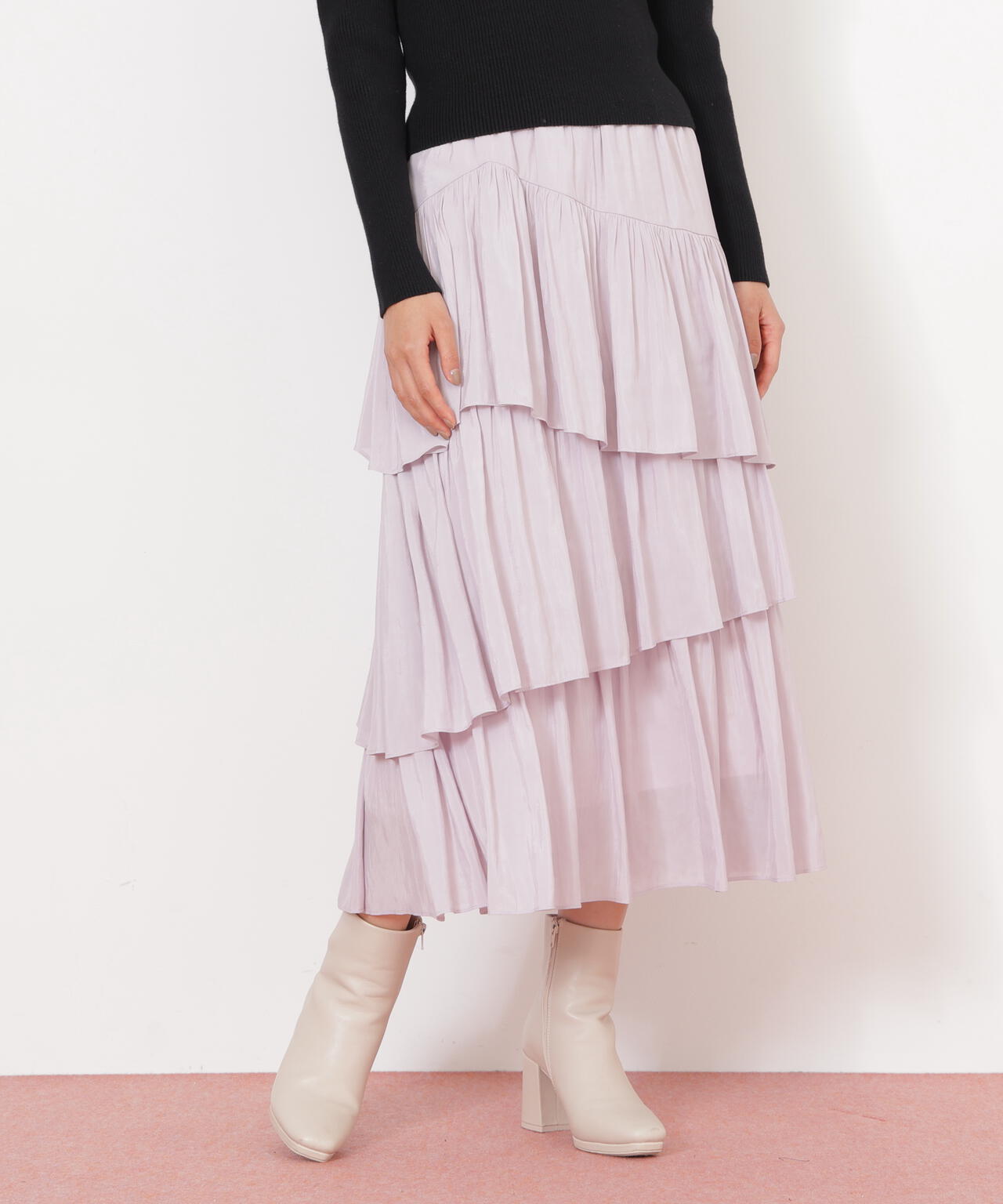 ランダムティアードスカート | JILL by JILL STUART（ジル バイ ジル