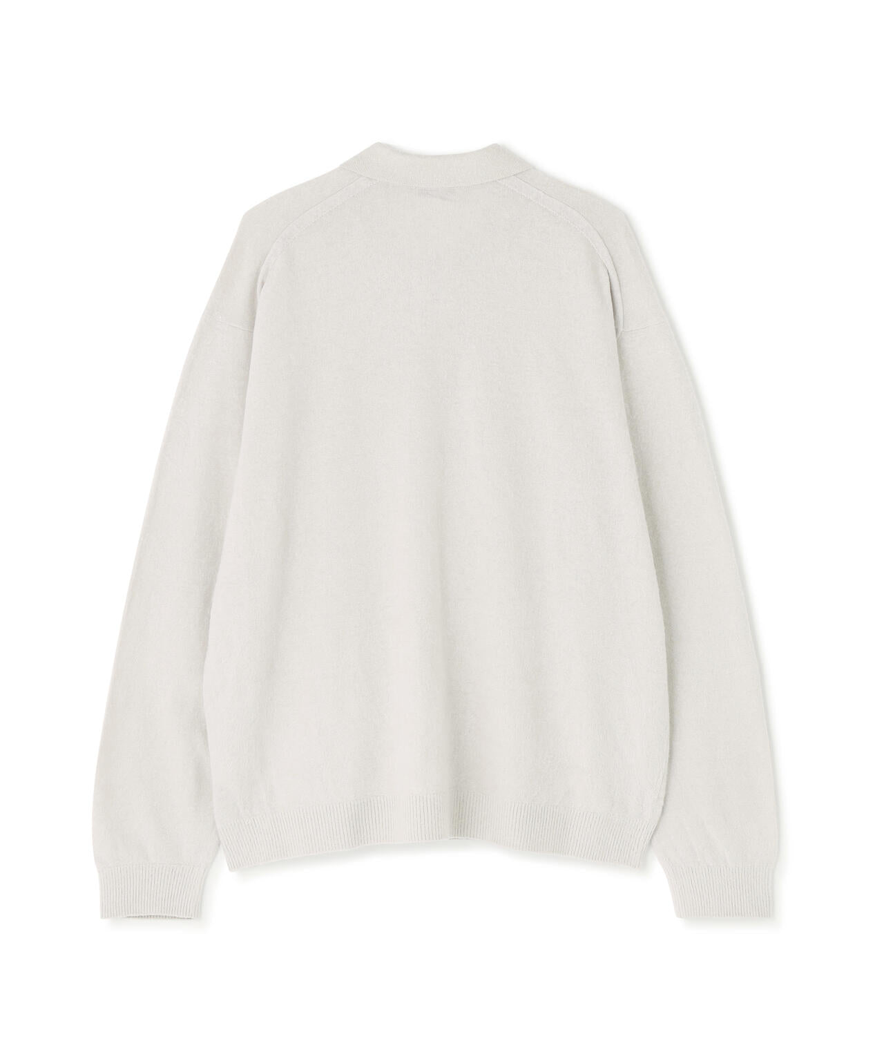 ATON / LINEN SHORT FUR ZIP UP POLO SWEATER | THE LIBRARY（ザ