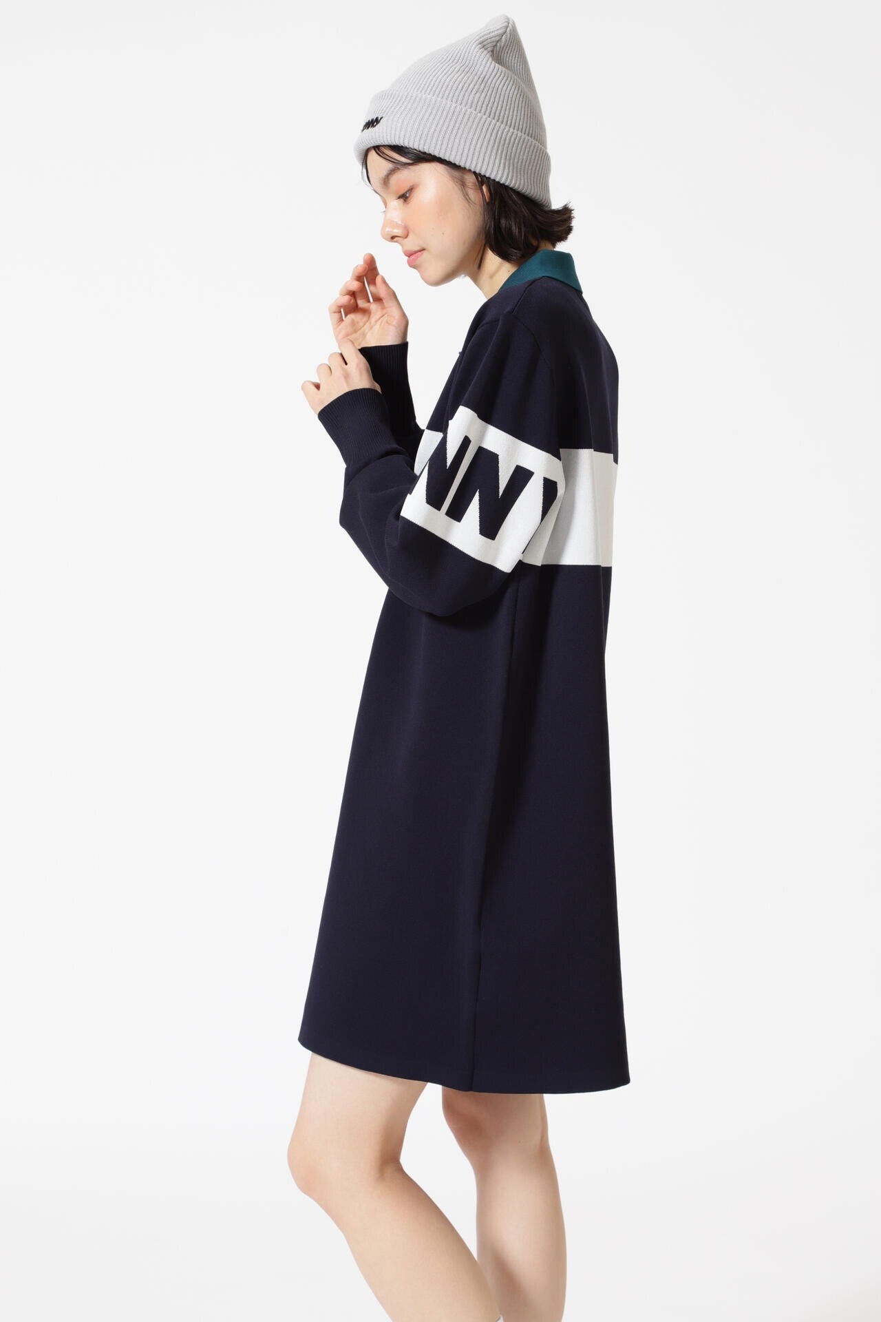 14G1×1P全面Wジャガードニットワンピース | Jack Bunny!!（ジャック