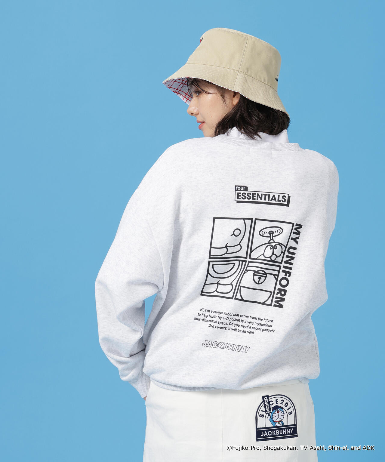 ドラえもん】T/C裏毛長袖クルーネックスウェットプルオーバー | Jack