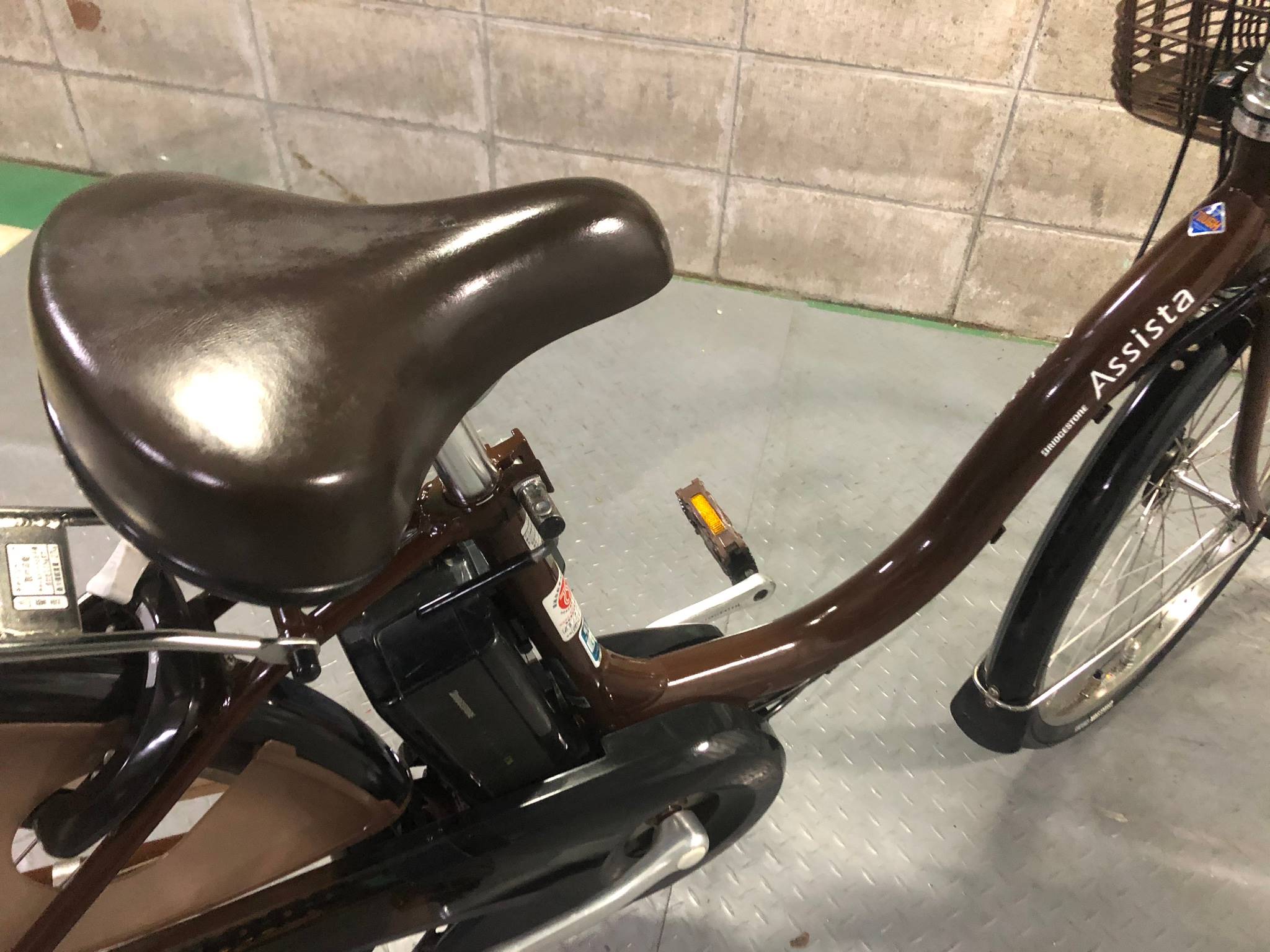 SOLD OUT】電動自転車 ブリヂストン アシスタ ブラウン 26インチ 大