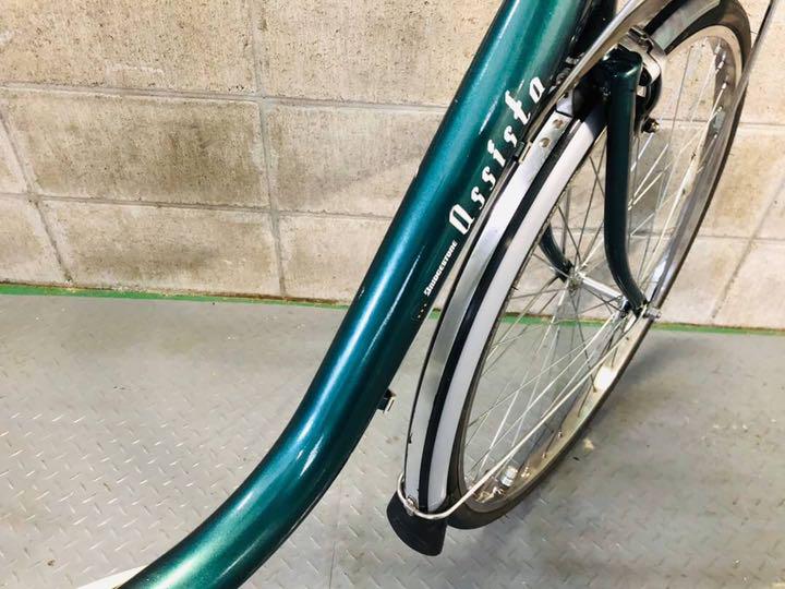 SOLD OUT】電動自転車 ブリヂストン アシスタ グリーン 初心者向き 26