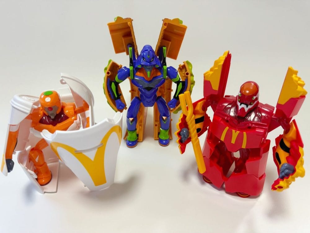 マクドナルド エヴァンゲリオン フィギュアセット マクドナルド