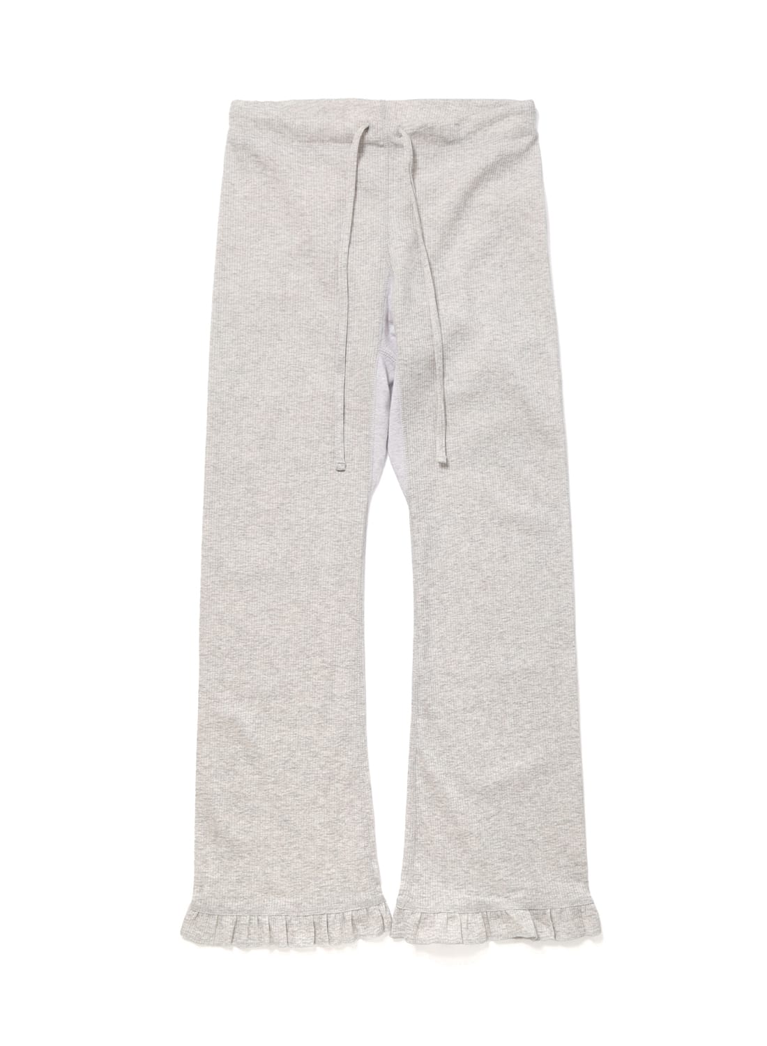 RIBBED FRILL PANTS|リブド フリル パンツリブド フリル パンツ| MOONLOID