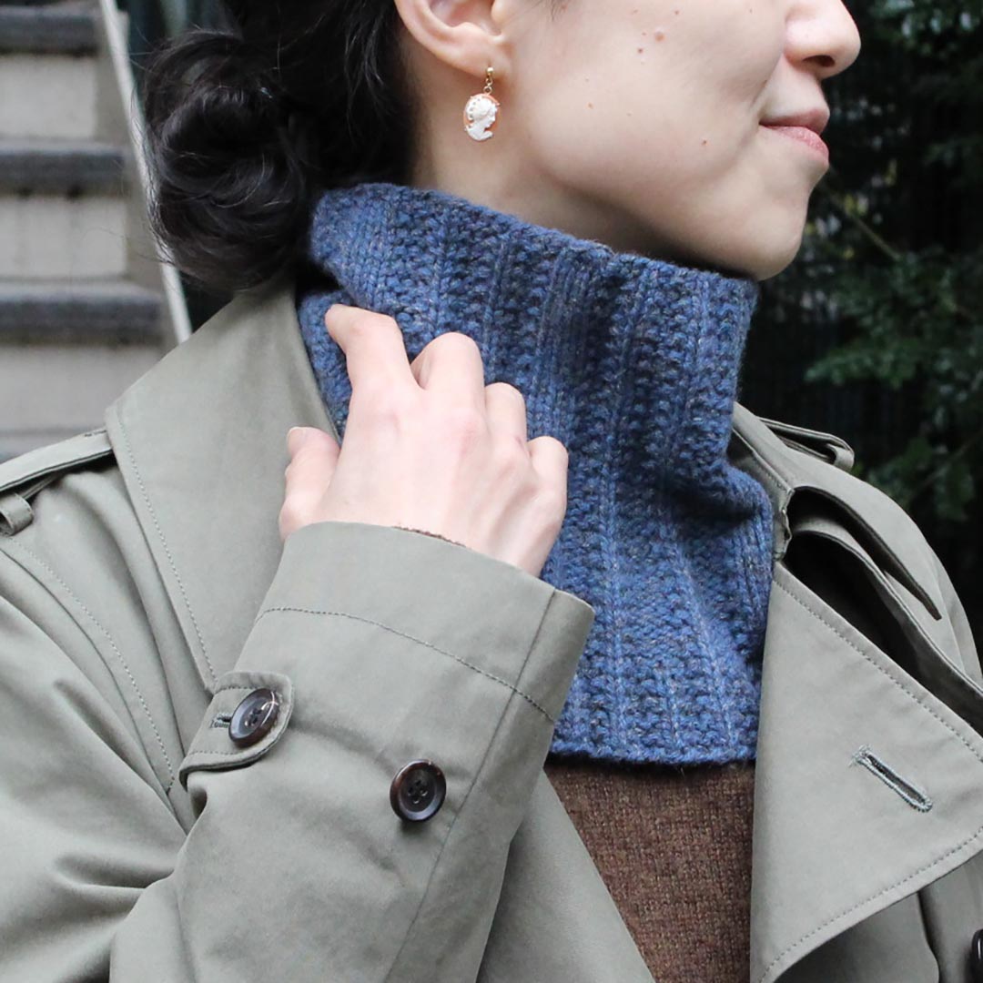 新色追加】カシミヤのファネルネックウォーマー キット – moorit