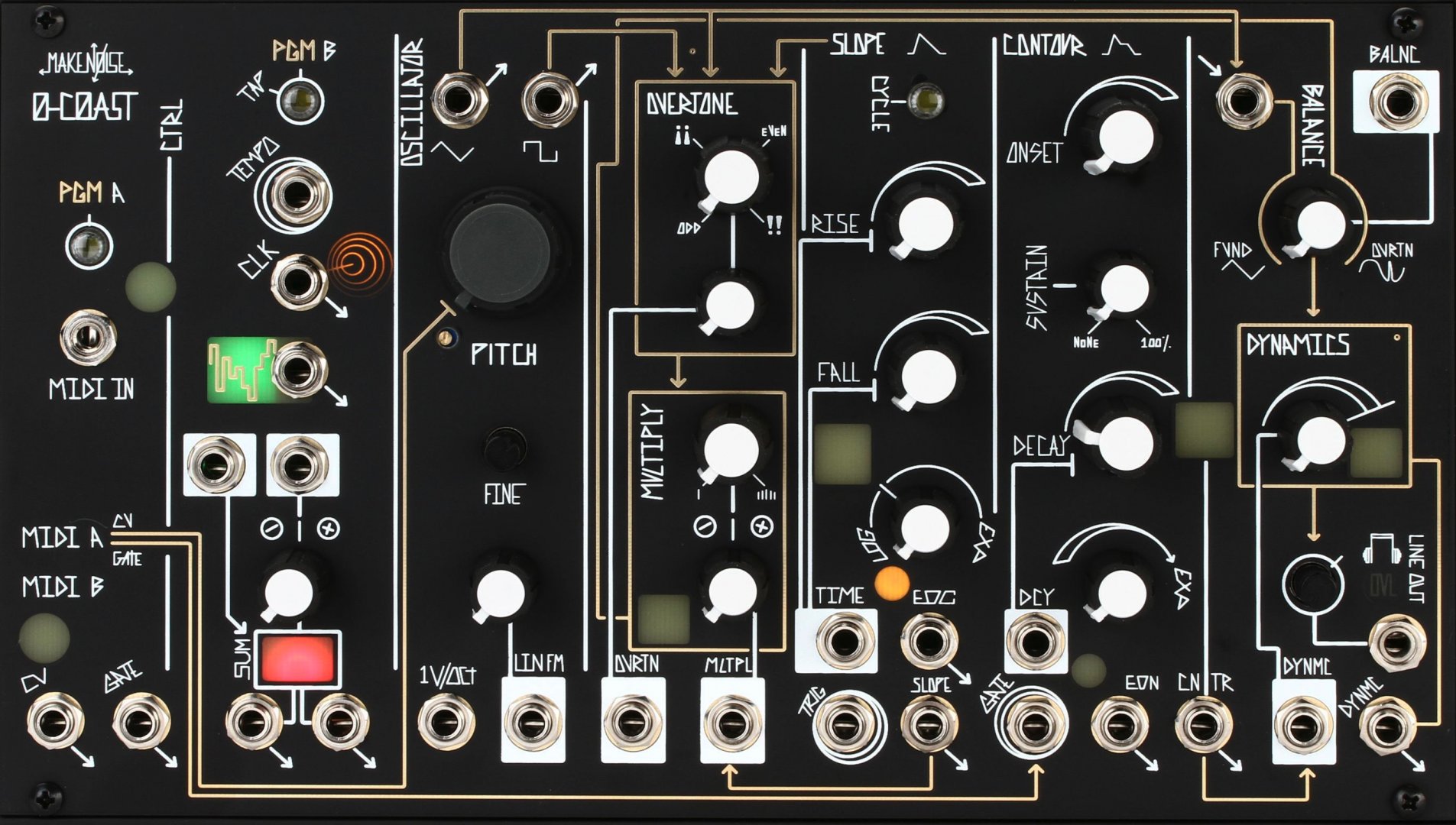 Make Noise 0-Coast* - Eurorack Module on ModularGrid