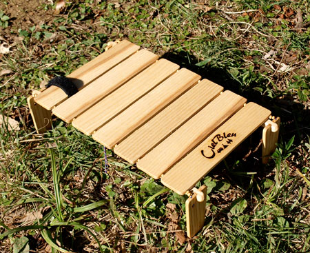 CielBleu：U.L Roll Top Table（291gのウッドテーブル）: 自転車と