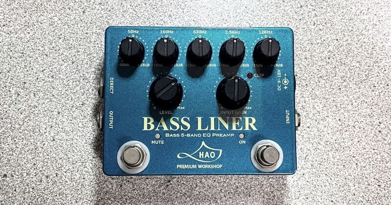 自然過ぎる！】HAO BASS LINER 試奏＆レビュー！プリアンプ ( ハオ