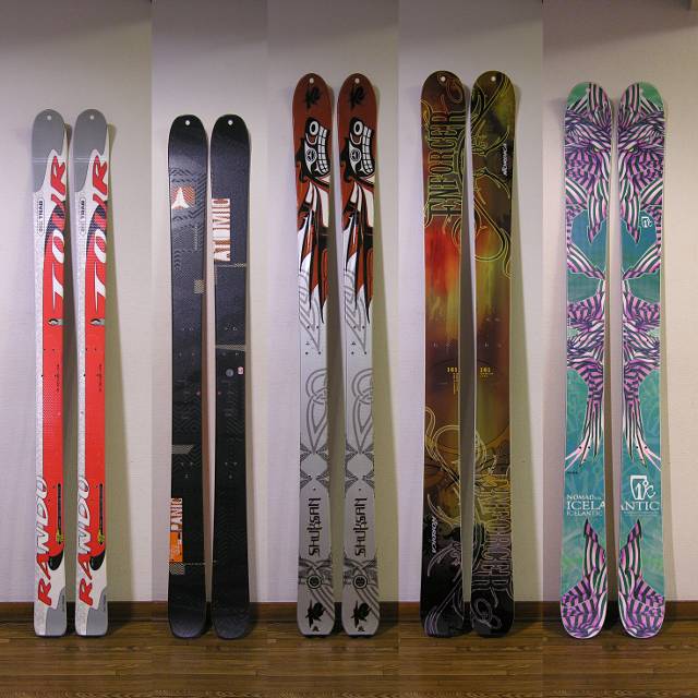 スキー板のインサートビス化