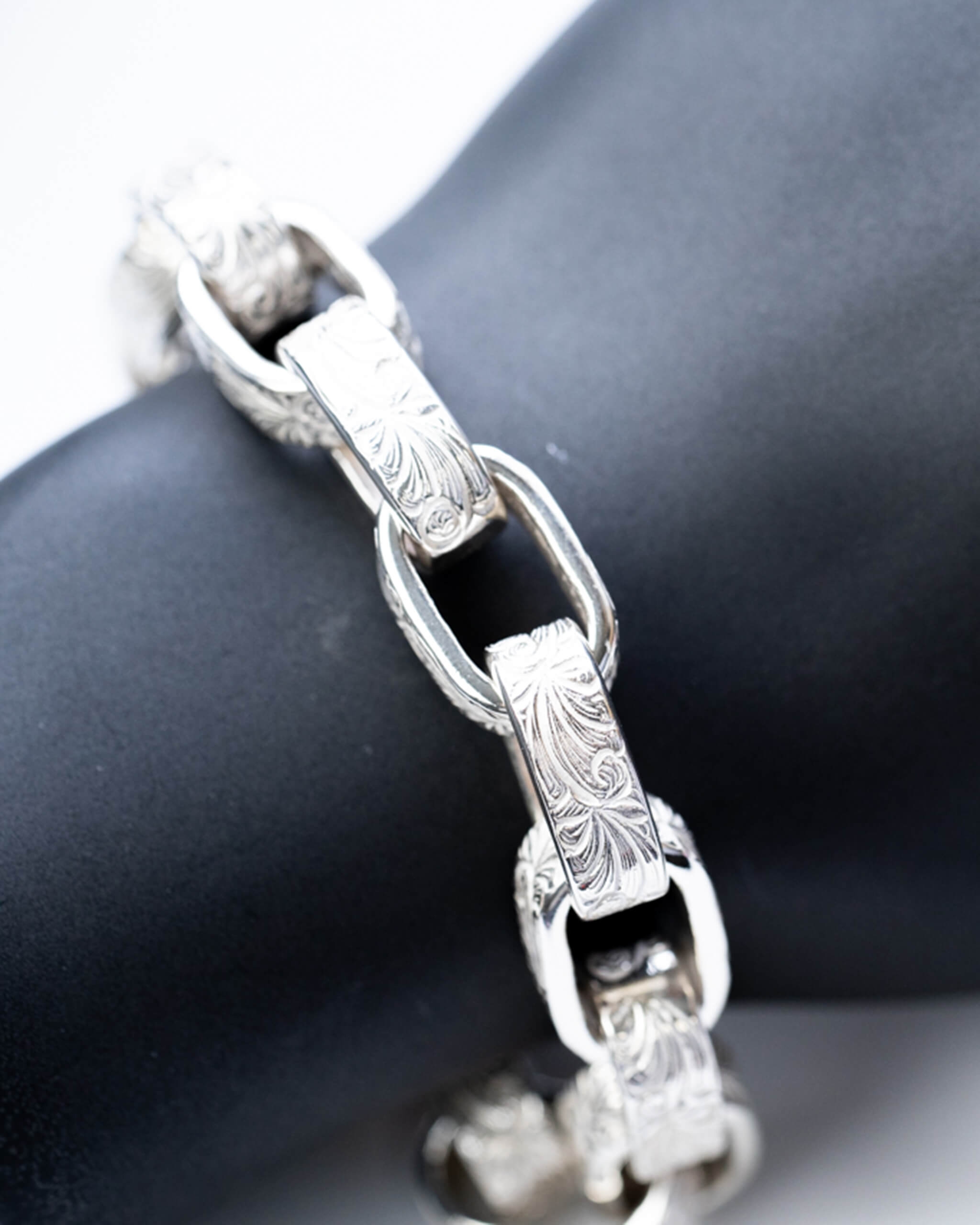 WAKAN SILVER SMITH Arabesque Hopi chain bracelet [BN-079] -MORLS-