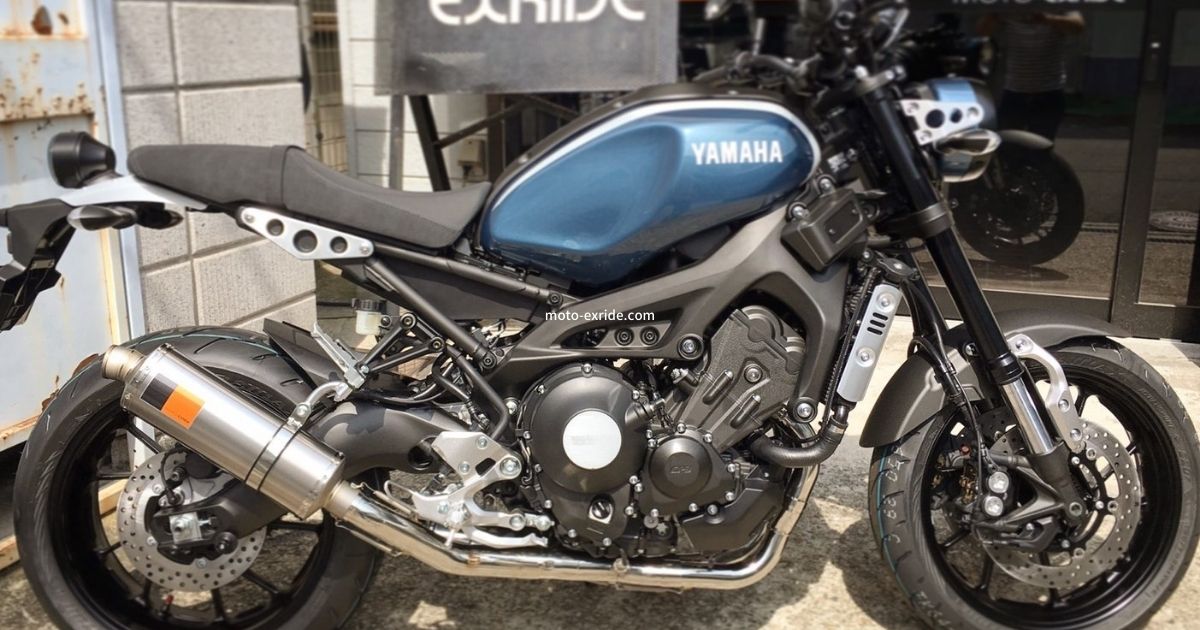 YAMAHA(ヤマハ）XSR900 Ω-nspマフラー取付カスタム | カスタムバイク