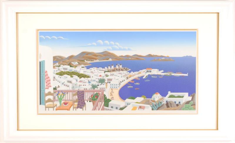 トーマス・マックナイト（Thomas McKnight）版画 サンセットヒル 【真