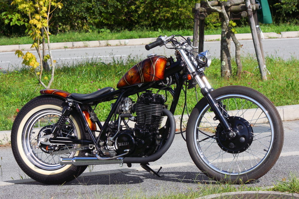 G classic custom paint／1996 SR400／No.039【再掲載】 | モト