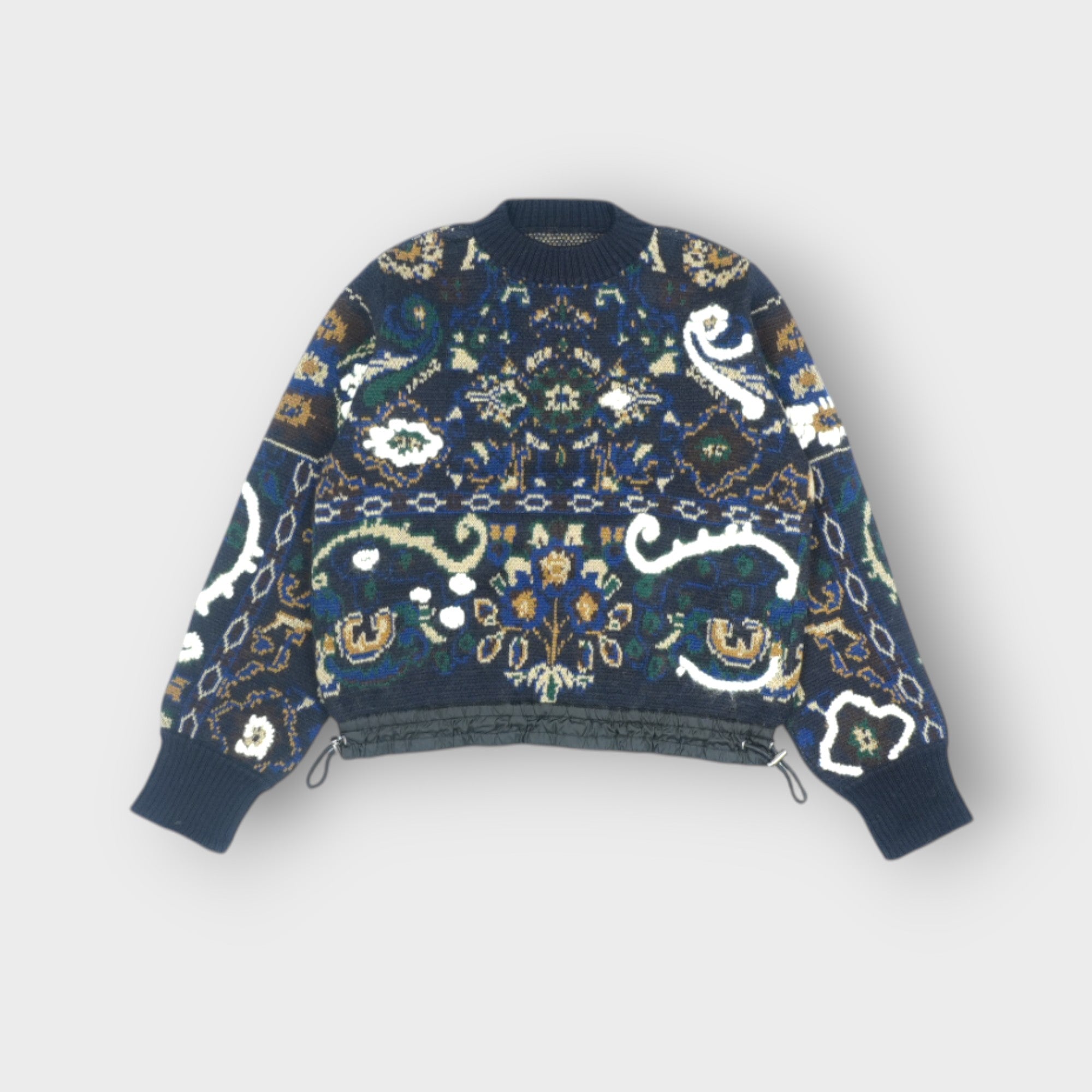 sacai Floral Jacquard Knit Pullover – mou by ACROPOLIS