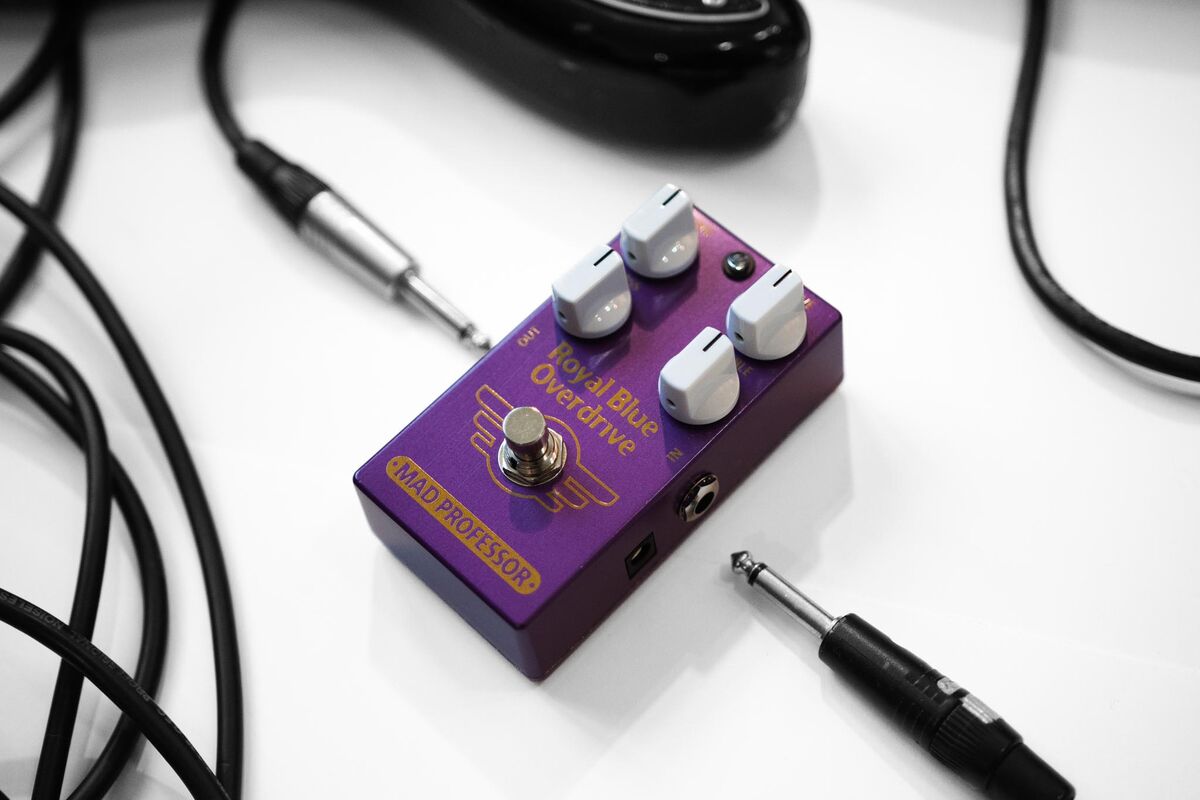 Royal Blue Overdrive Pedal | Mad Professor Amplification