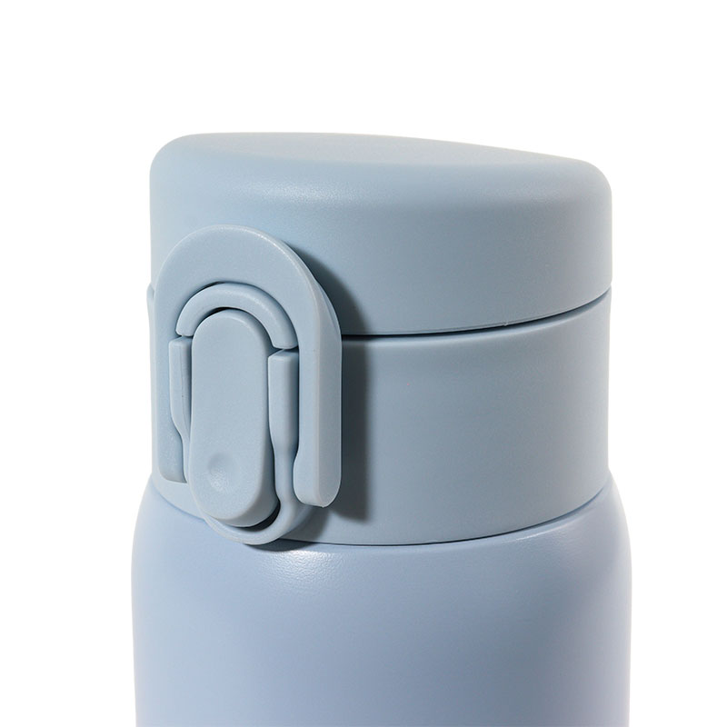 軽量ステンレスマグボトル ワンタッチタイプ 480ml 保温・保冷 ブルー