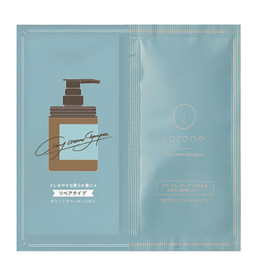coconeクレイクリームシャンプー リペアタイプ サシェ ｜ ミスター