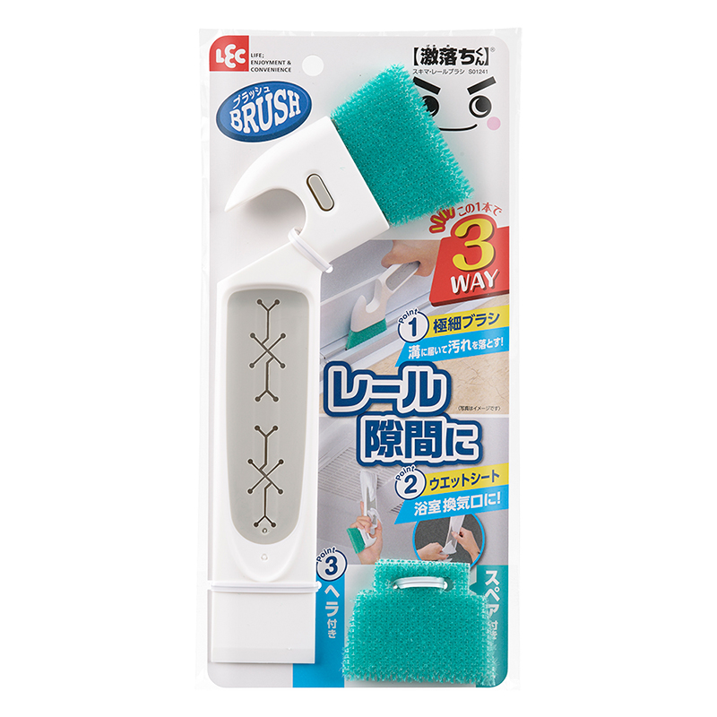 激落ちくんスキマ・レールブラシ ｜ ミスターマックスオンラインストア