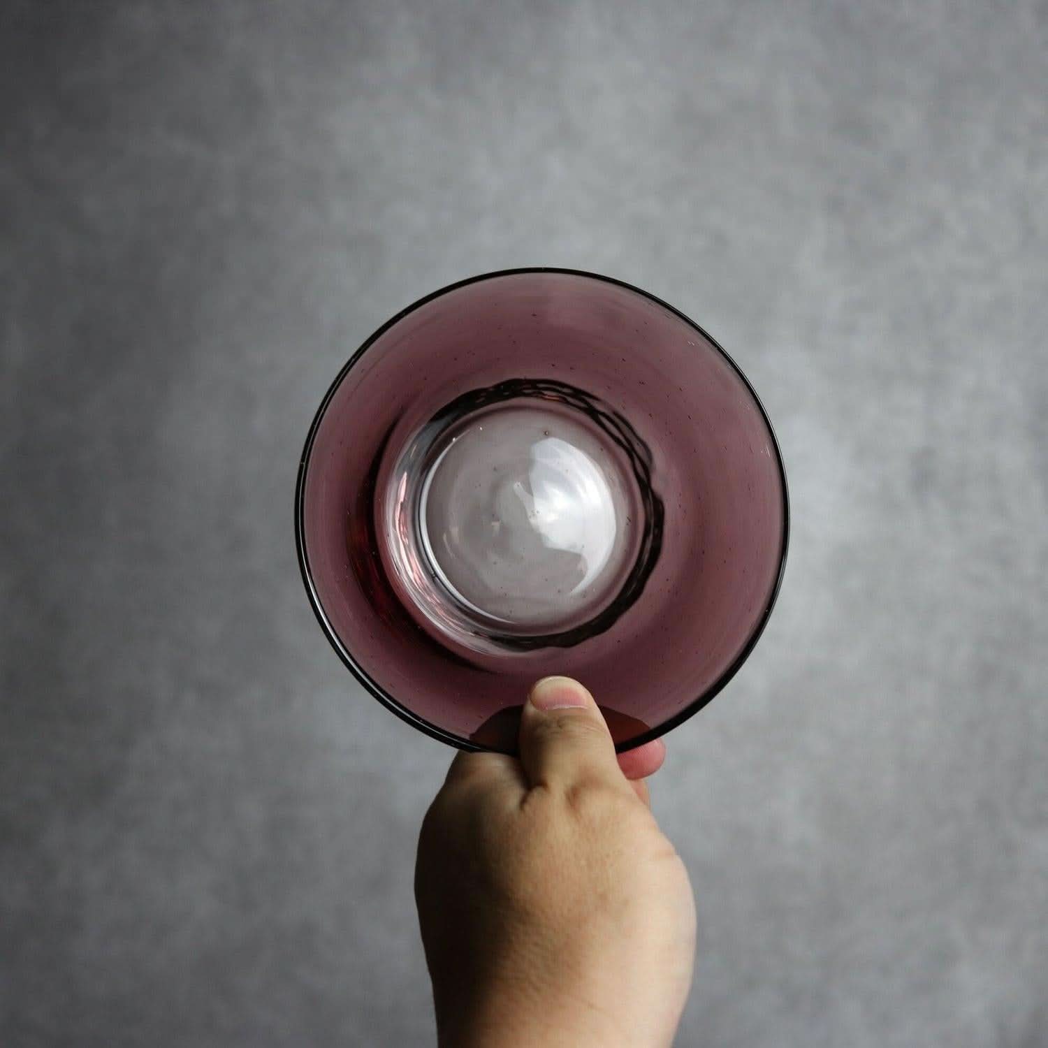 ノーマルボウル 紫 琉球ガラス ガラス工房清天｜ガラス工房 清天