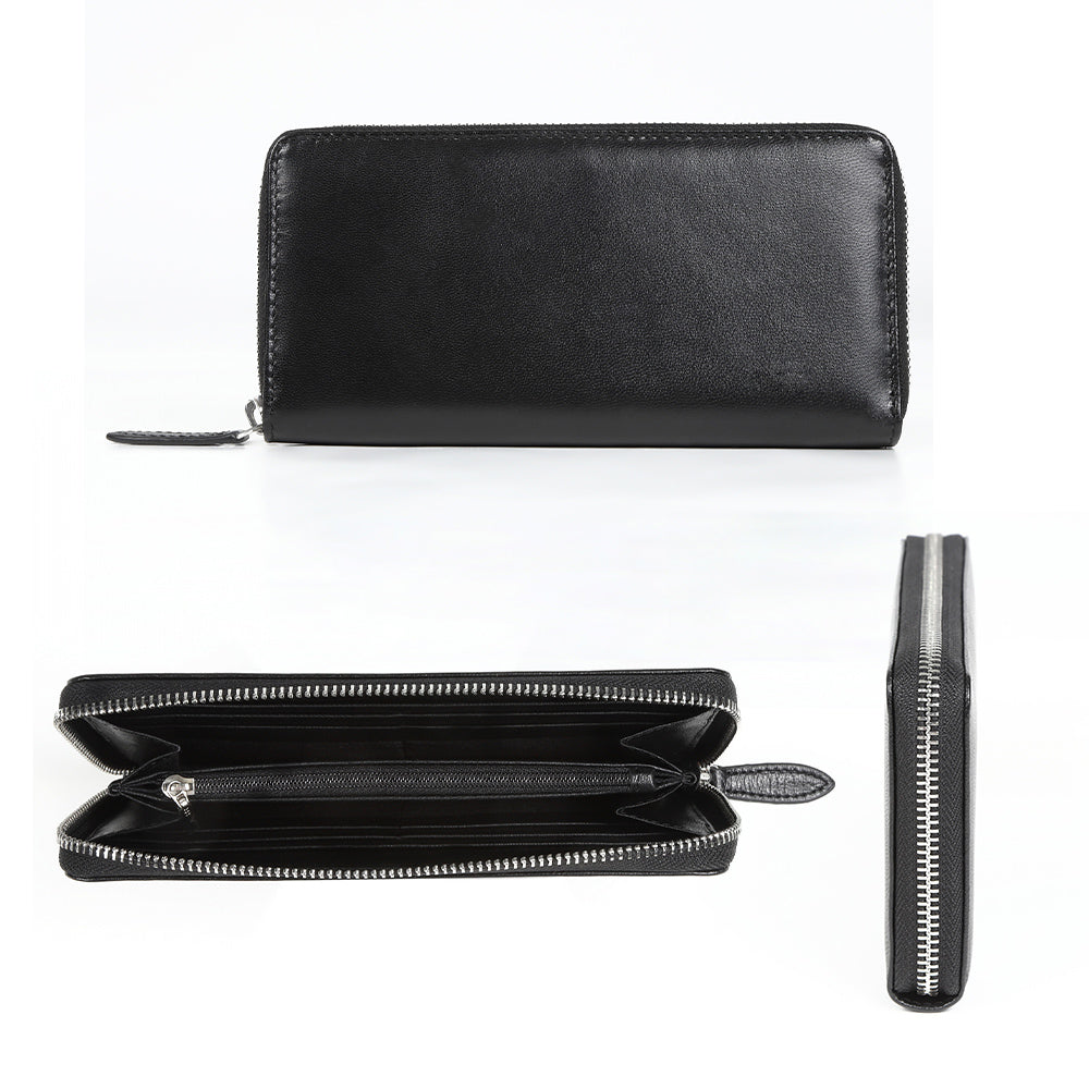 ゴートレザー YKK ラウンドファスナー 長財布 – MURA-ムラ