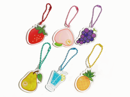 アクリルキーホルダー（アクキー）ダイカット(透明)｜1個から製作可能