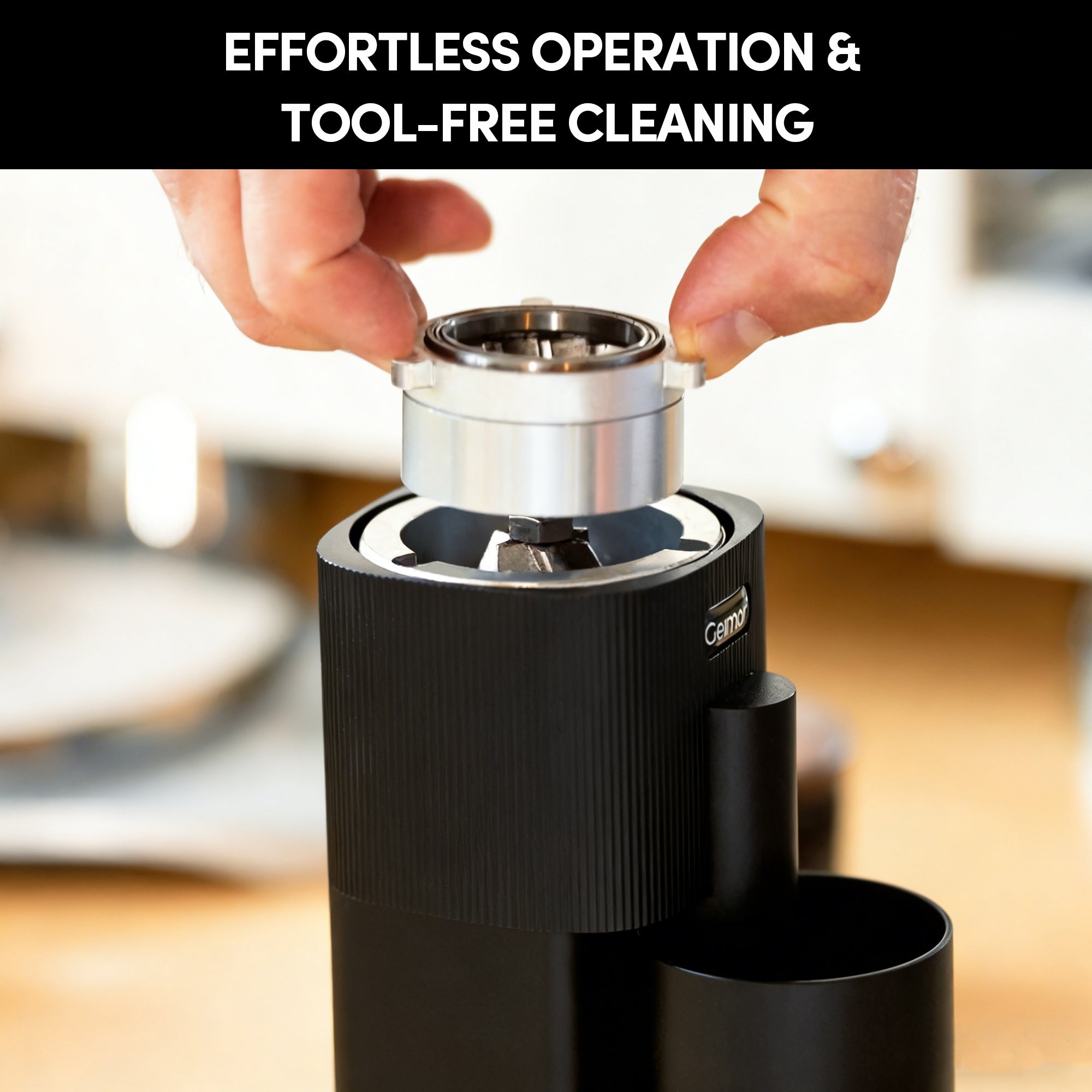 Geimori T38-The True Pro Grade Portable Coffee Grinder with 38mm Conic