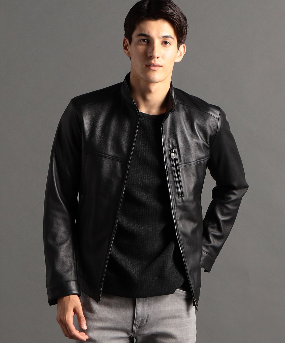 シープレザー シングルライダースブルゾン｜ライダース｜ニコル公式