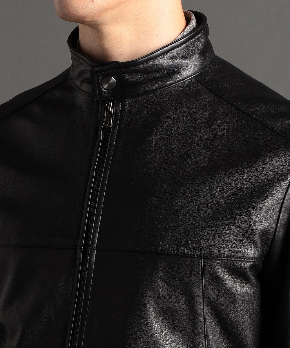 ex/tra】シープレザー ライダースブルゾン｜ライダース｜ニコル公式