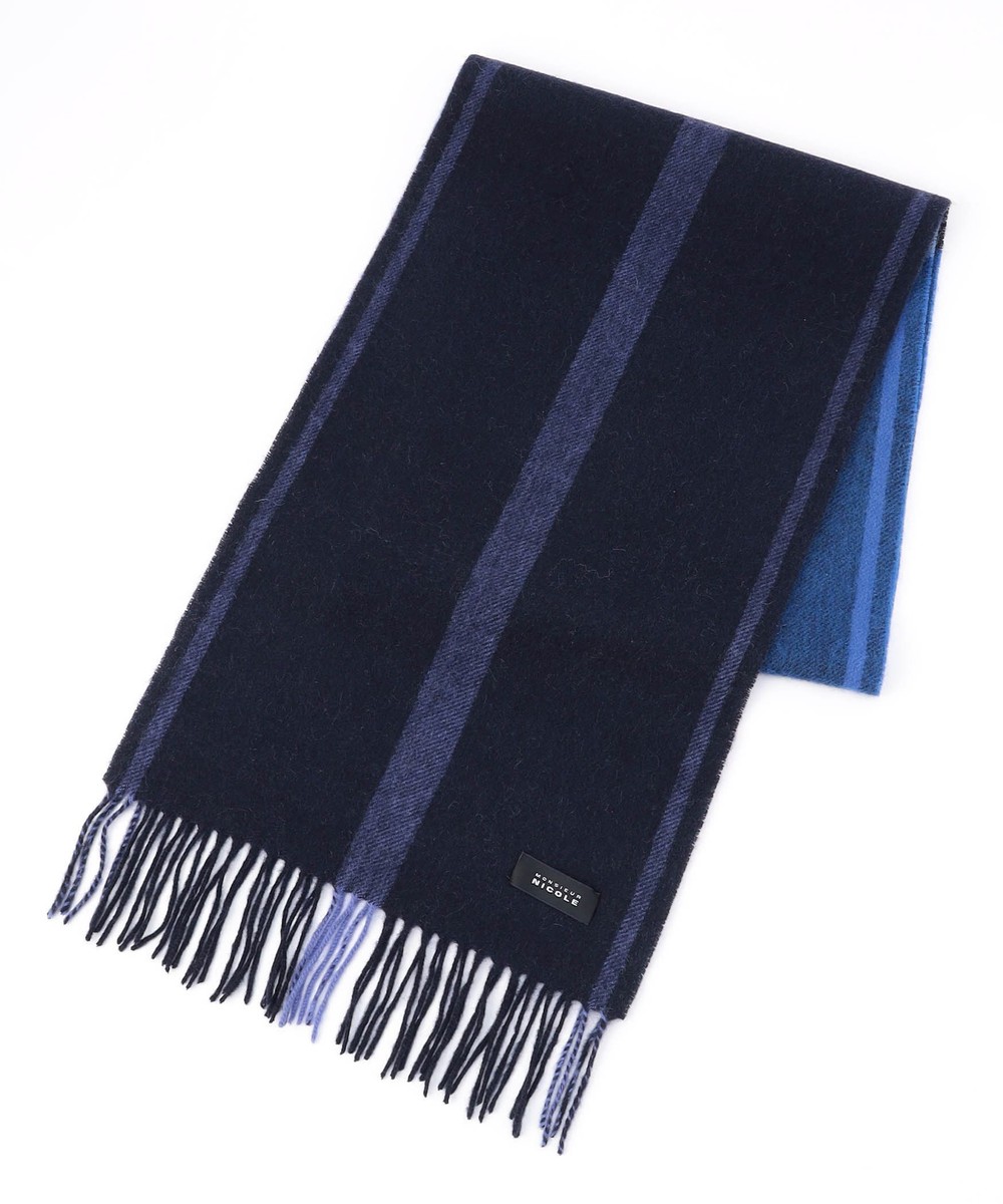 カシミヤブレンド チェックマフラー｜ファッション雑貨｜ニコル公式