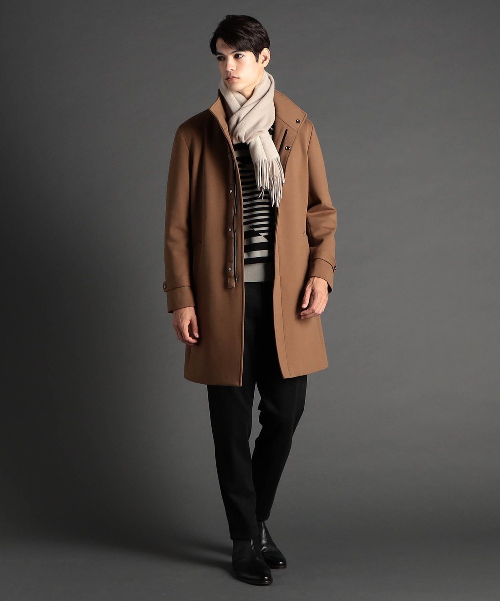 く*う様 【極美品】dunhill カシミヤ100%ダークグレー チェック柄 マ