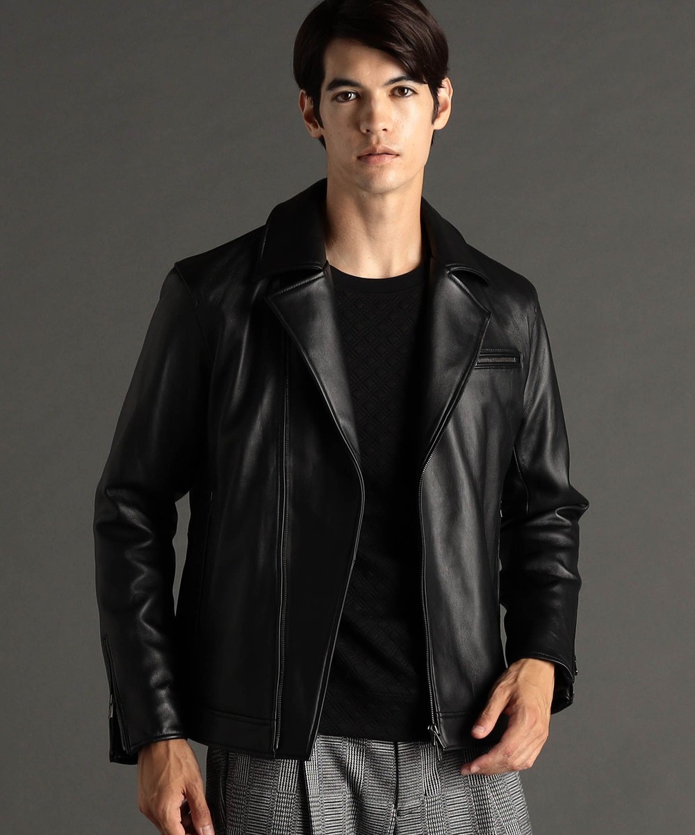 ungrid リアルレザーライダース M 美品 未使用Ungrid リアルレザー