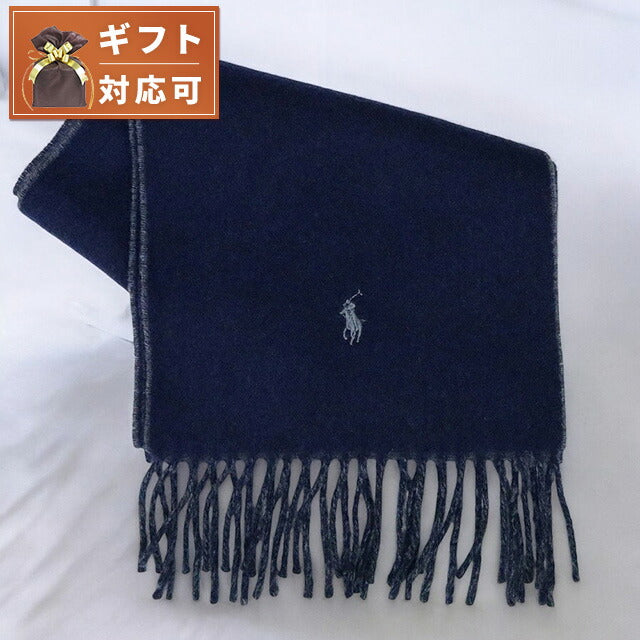 ポロラルフローレン POLO RALPH LAUREN バイカラー マフラー PC0455